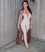 Load image into Gallery viewer, Plunge V Neck Jumpsuit
